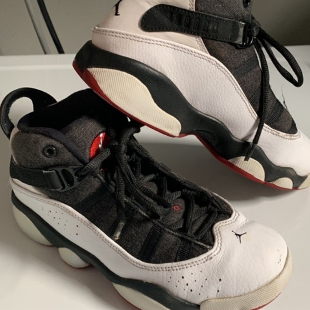 Jordan Kids' Black and White Sneaks